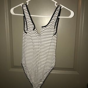 Urban Outfitters Striped Bodysuit
